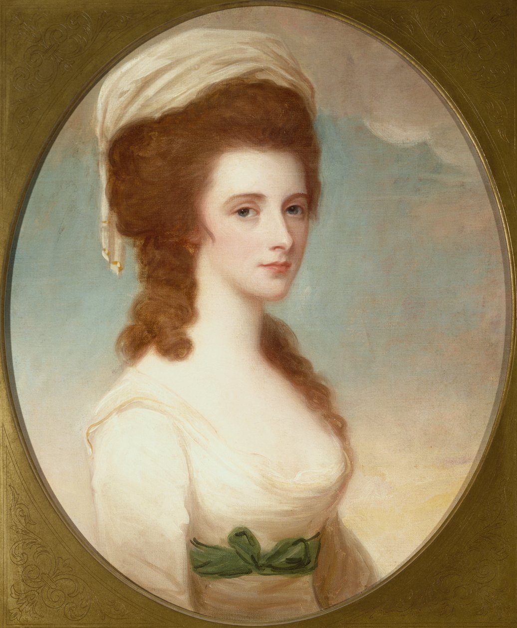 Retrato de la señorita Mariah Copley de George Romney