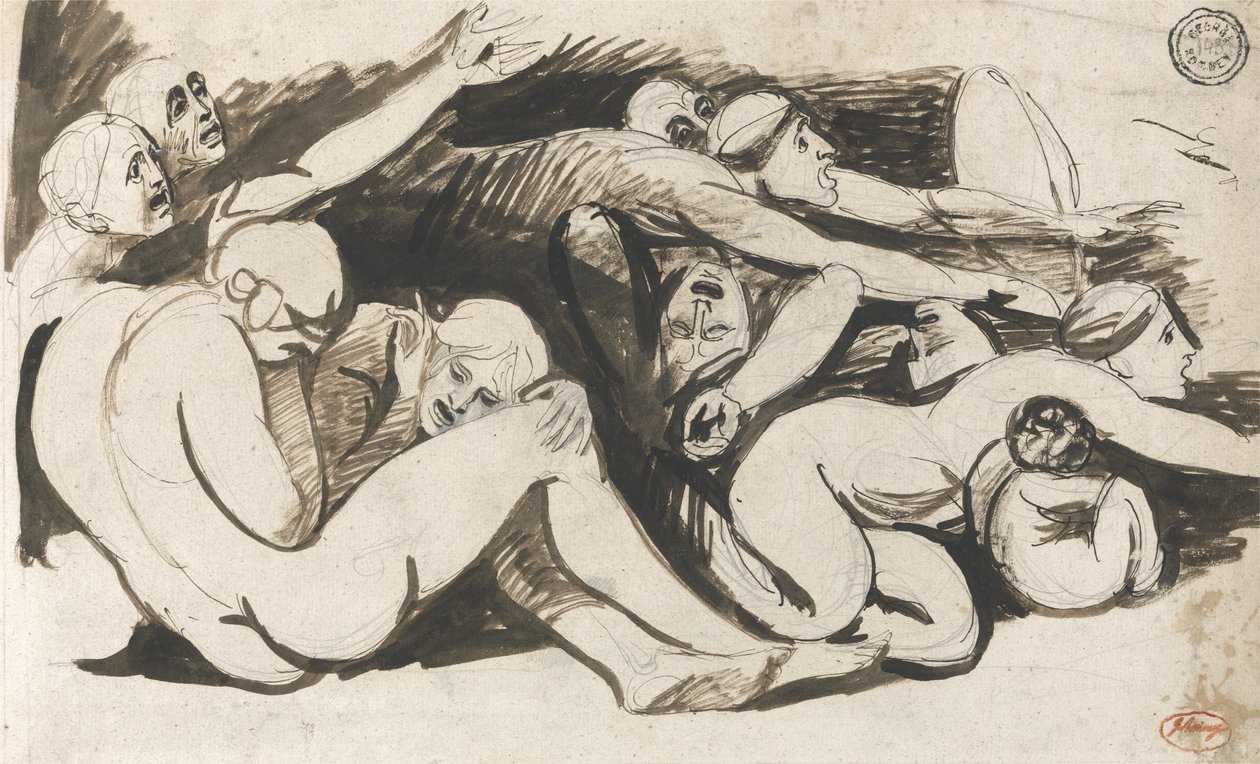 Escena de prisión de George Romney
