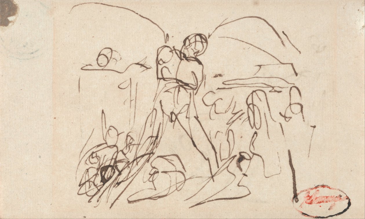 Escena de la prisión de George Romney
