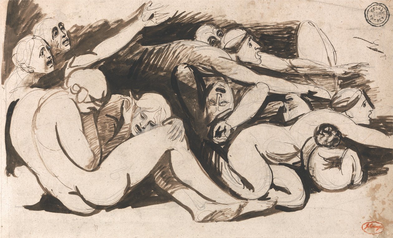 Escena en la cárcel de George Romney