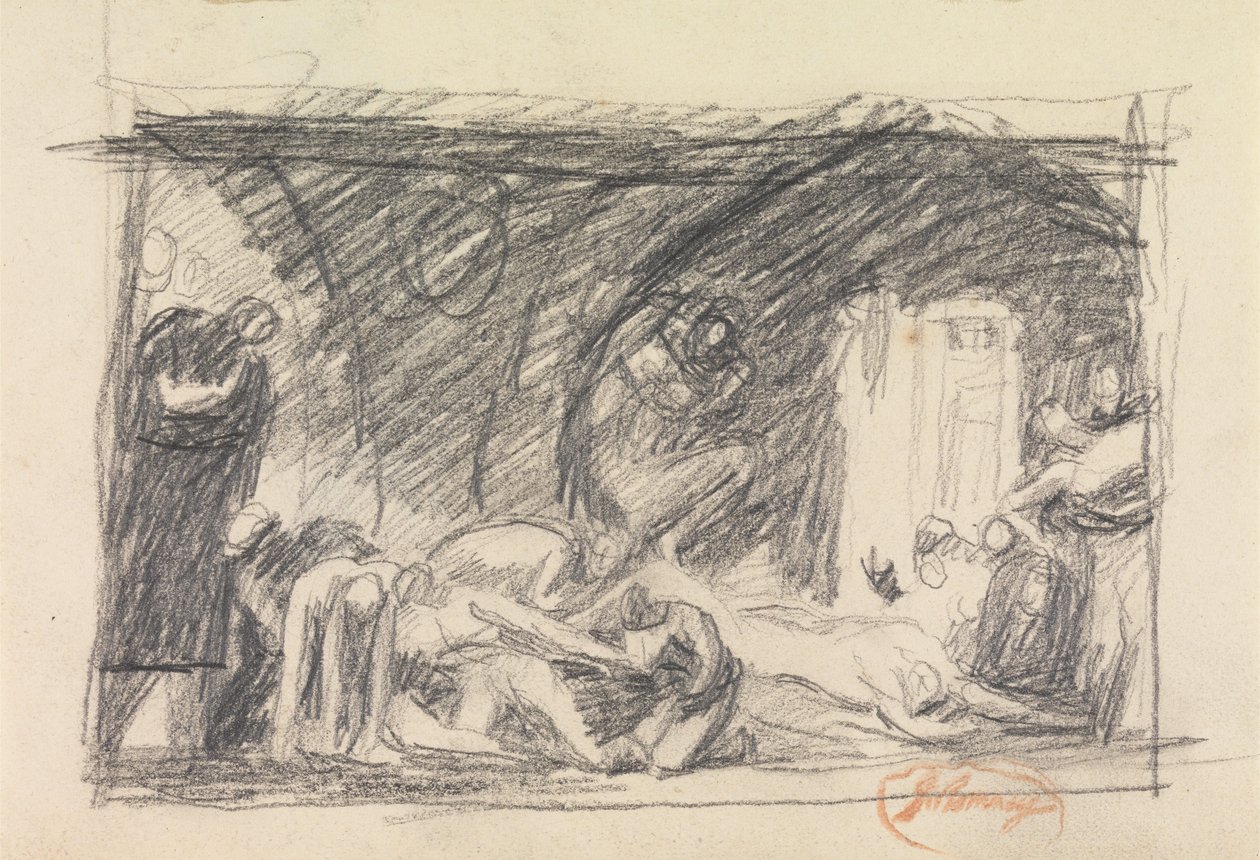 Escena en la cárcel de George Romney