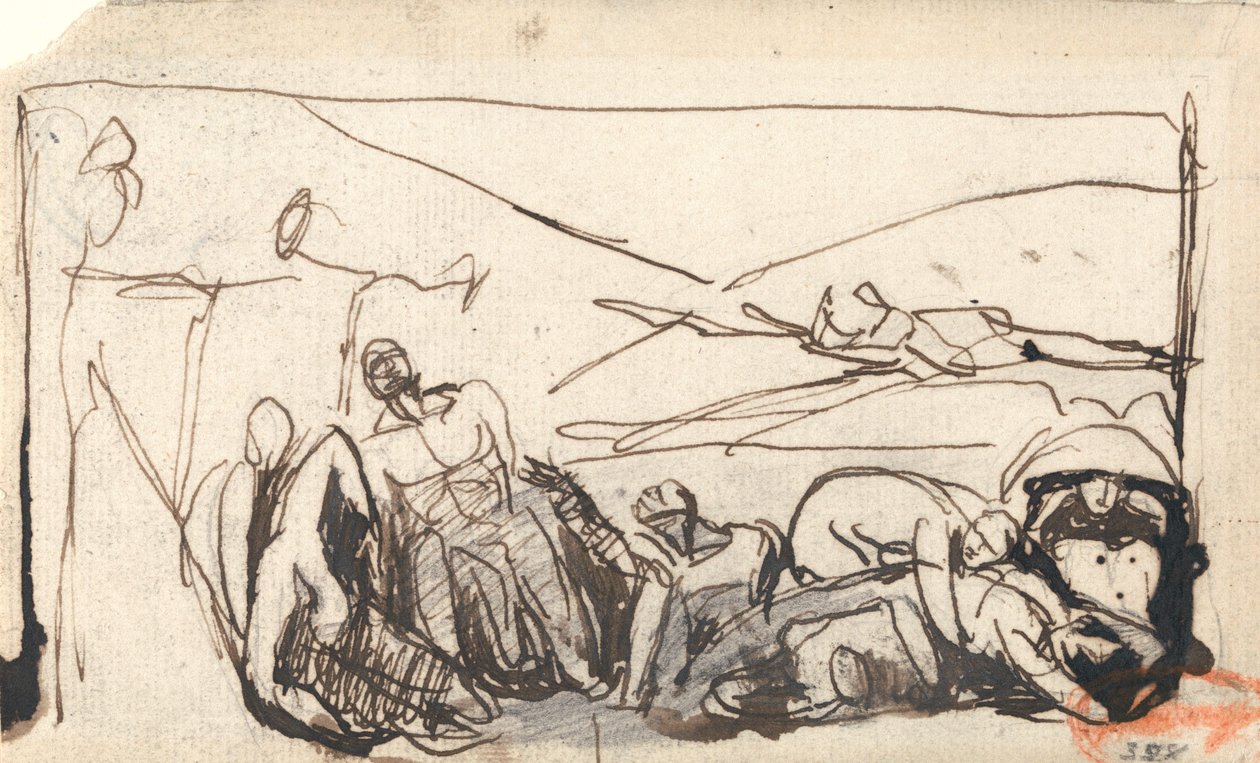Escena en la cárcel de George Romney