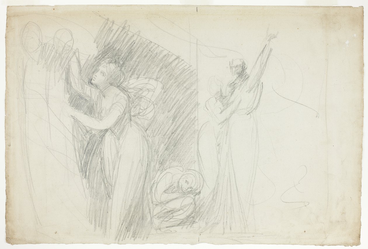 Próspero, Miranda y Calibán, de La tempestad de George Romney