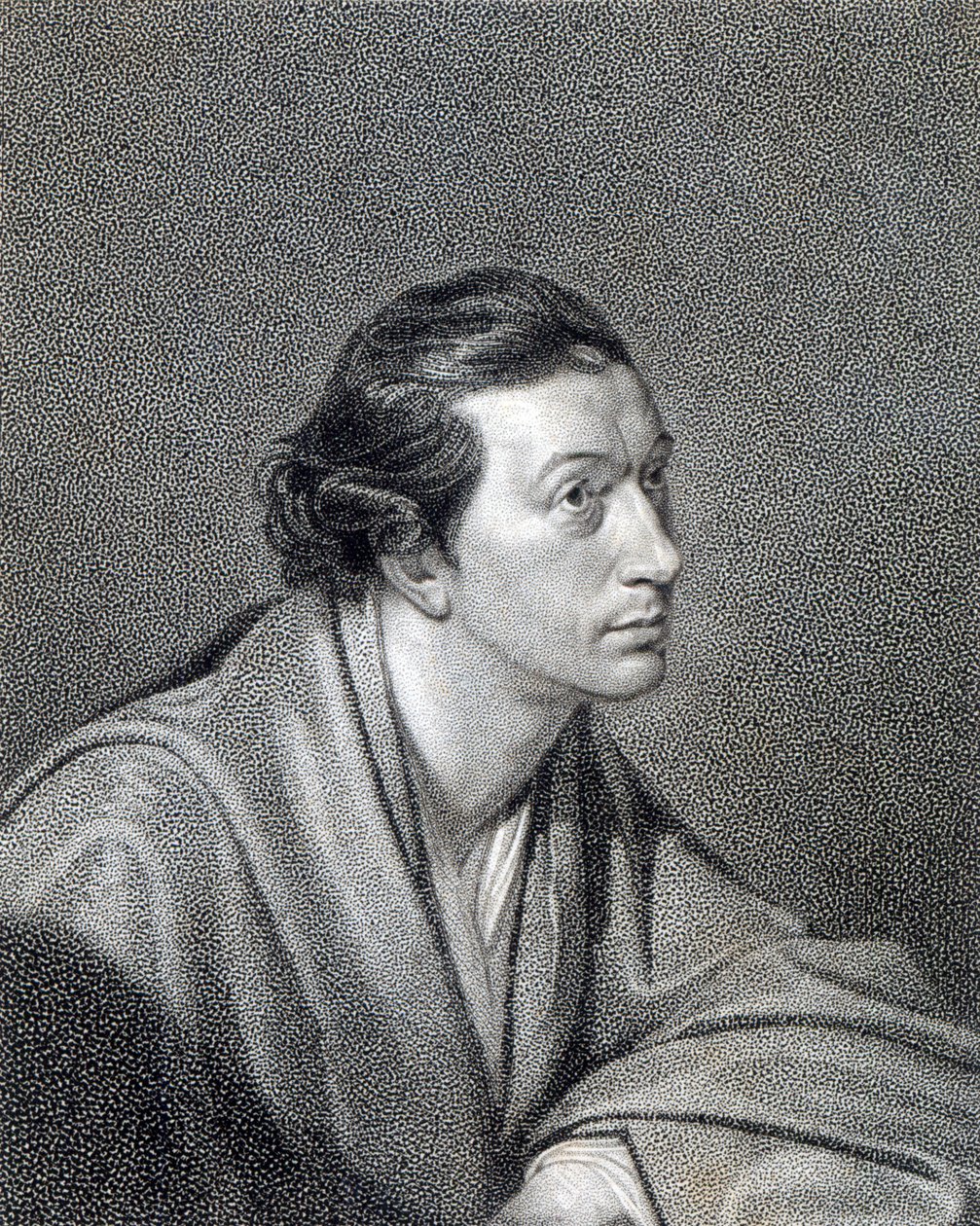 Richard Cumberland, grabado por James Hopwood de George Romney