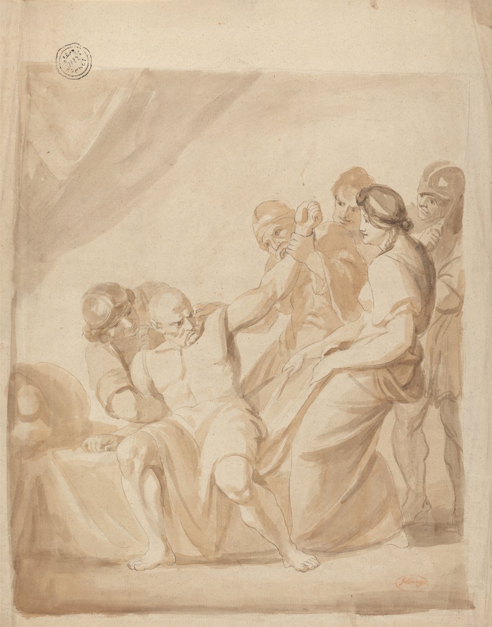 Sansón, derrotado de George Romney