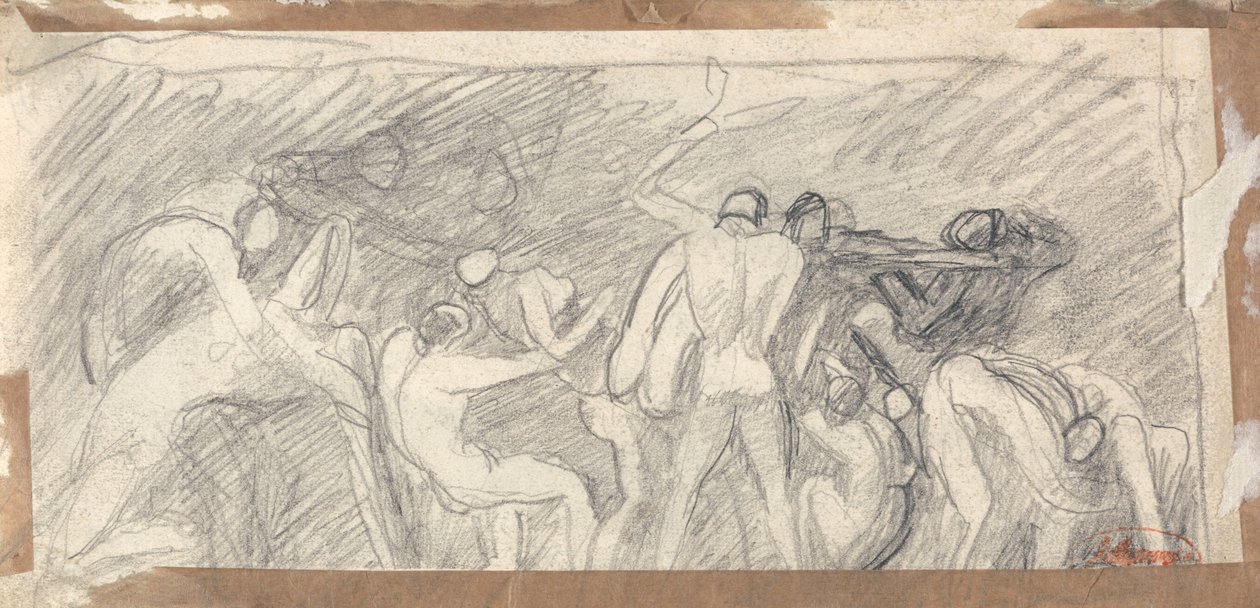 Satanás, que preside el infierno de George Romney