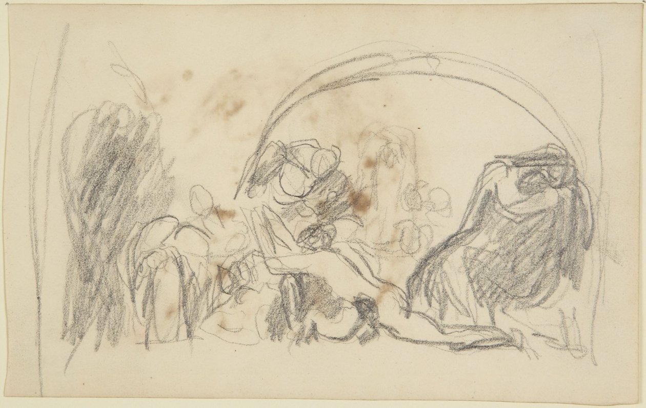 Boceto para la visita de Howard a las cárceles de George Romney
