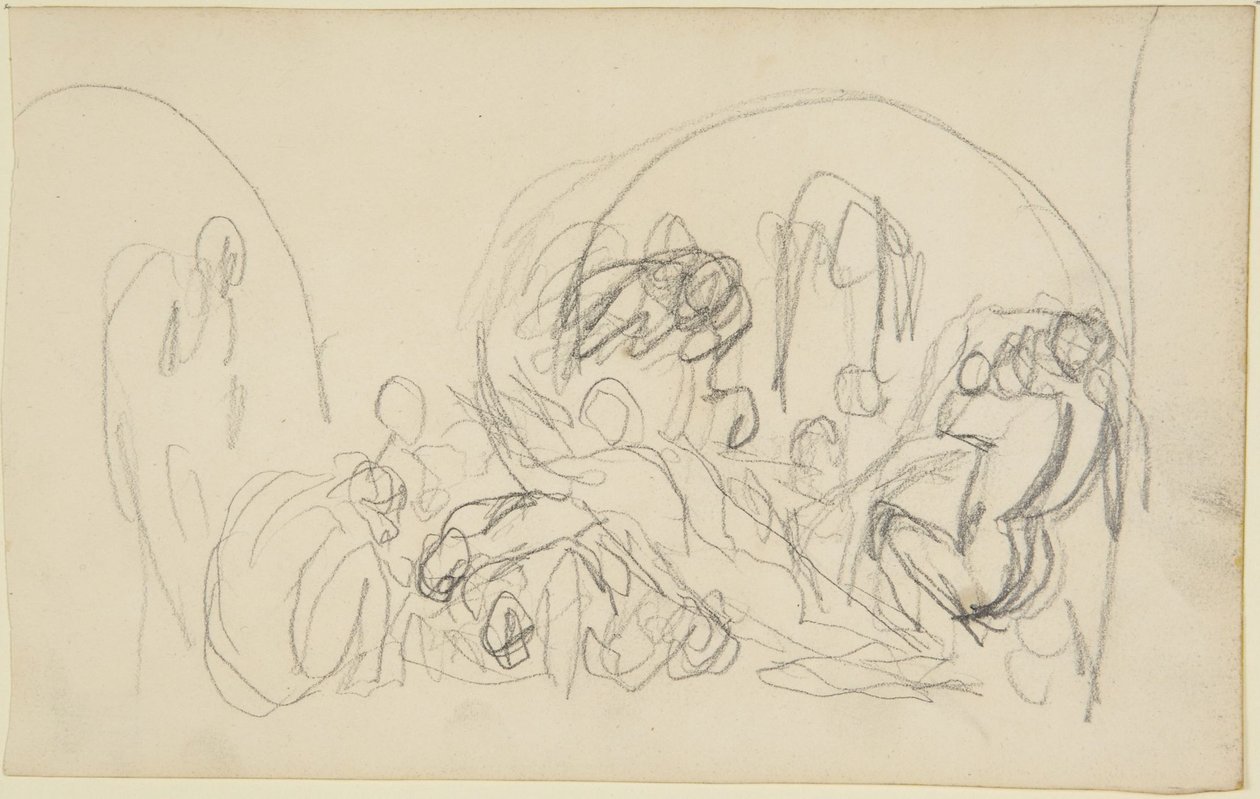 Boceto para la visita de Howard a las cárceles de George Romney