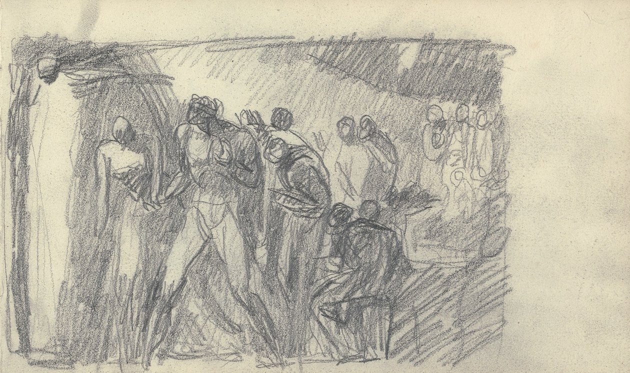 Dibujo de cuaderno de bocetos de George Romney