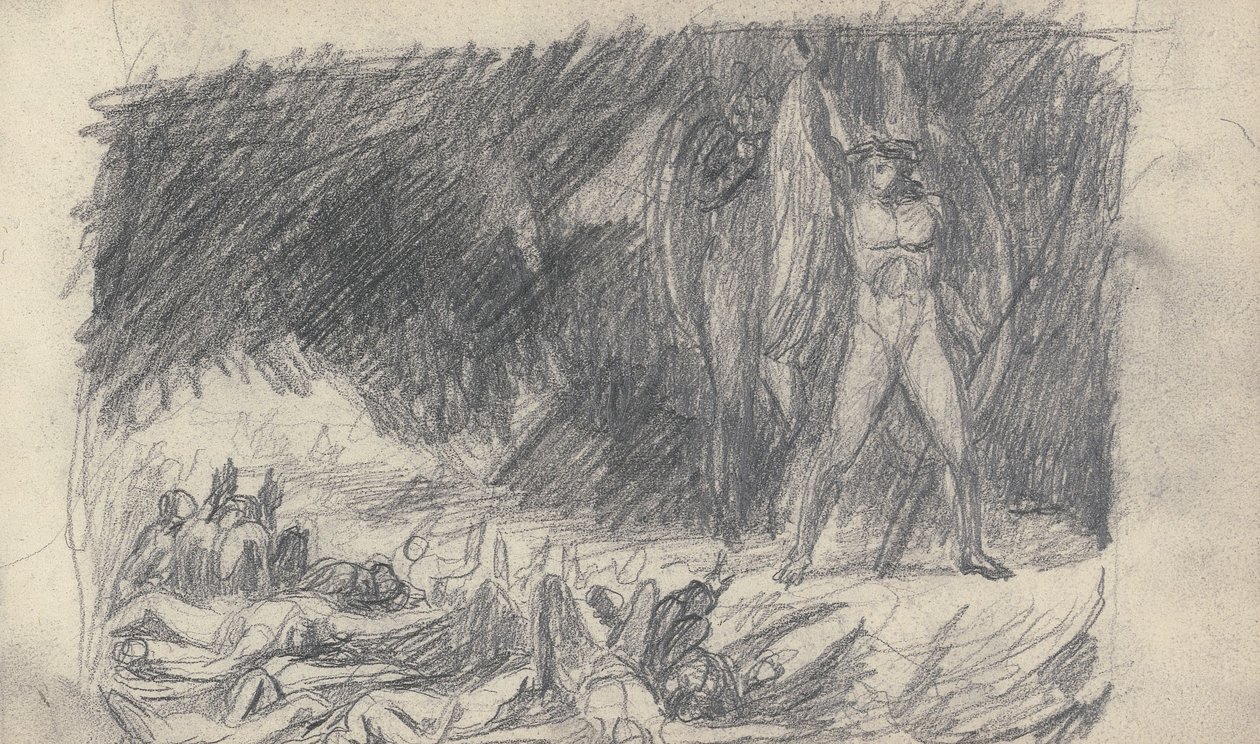 Dibujo de cuaderno de bocetos de George Romney