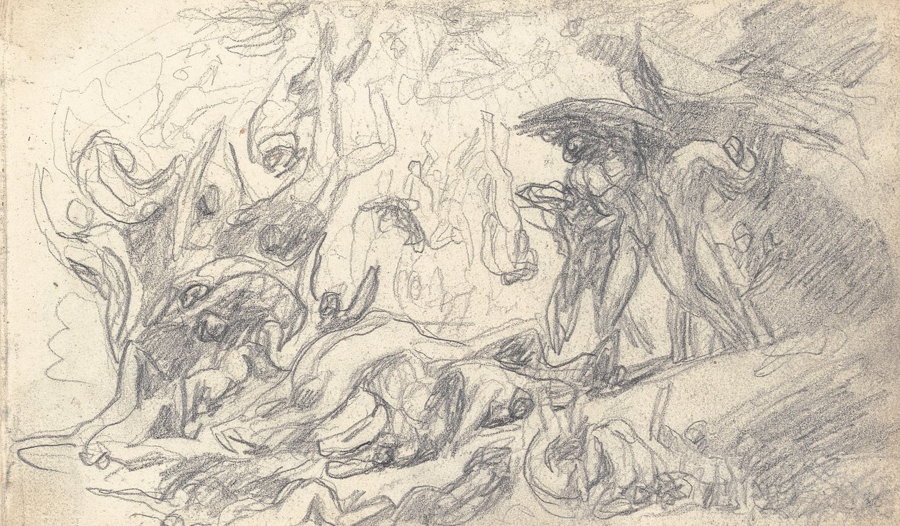 Dibujo de cuaderno de bocetos de George Romney