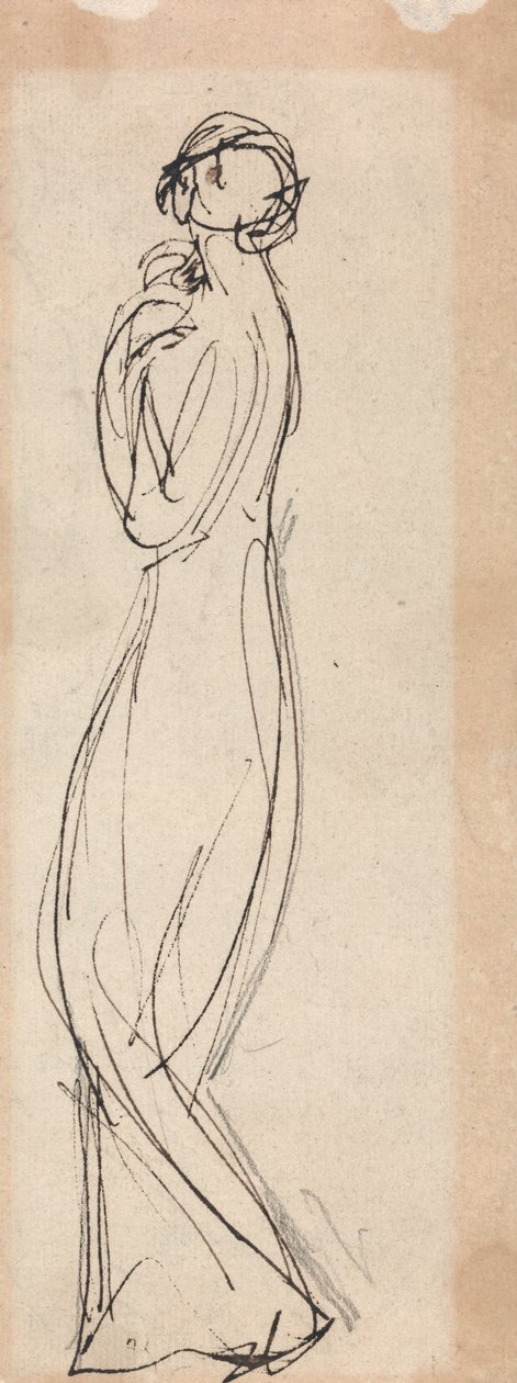 Figura femenina de pie de George Romney