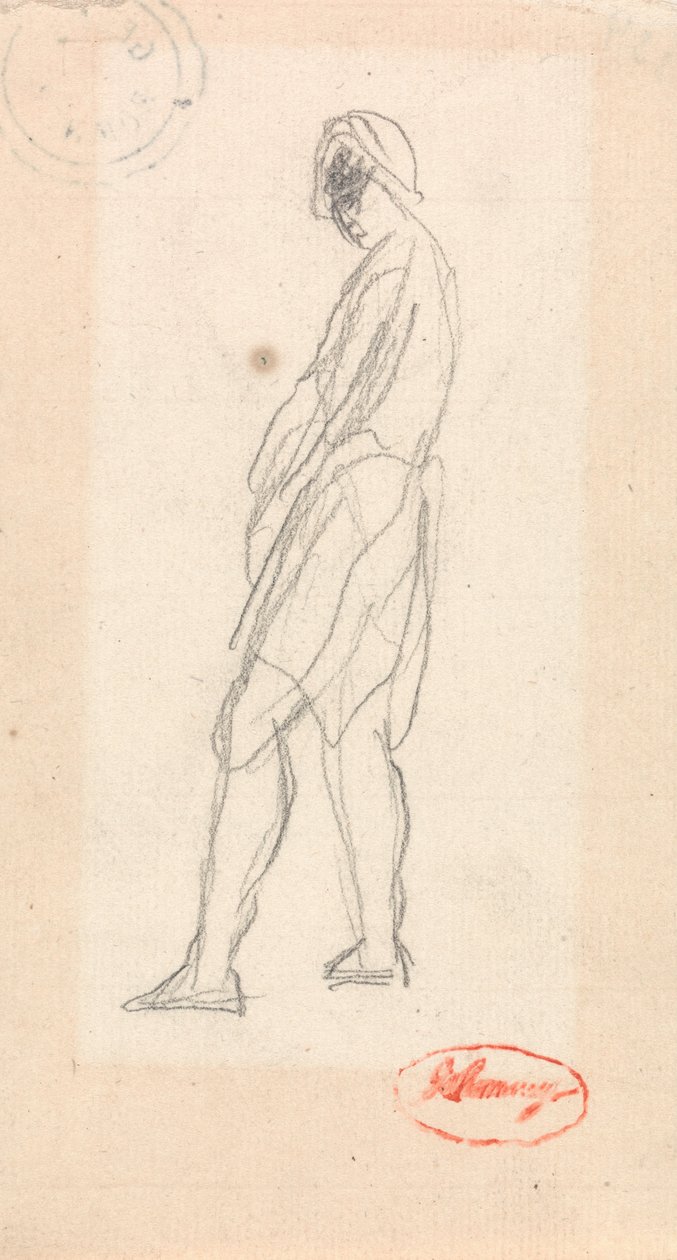 Figura de pie de George Romney