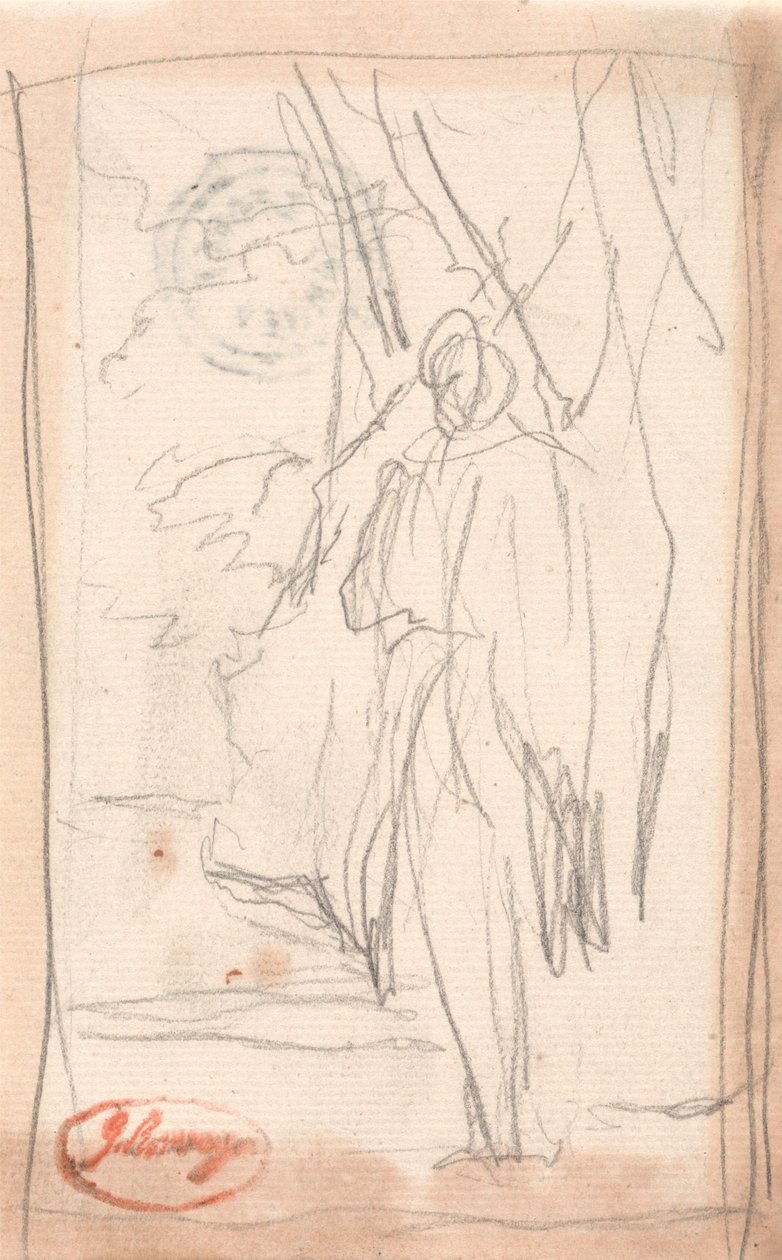 Figura de pie de George Romney
