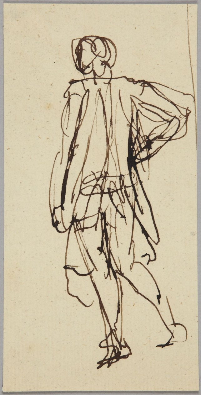 Figura masculina de pie de George Romney