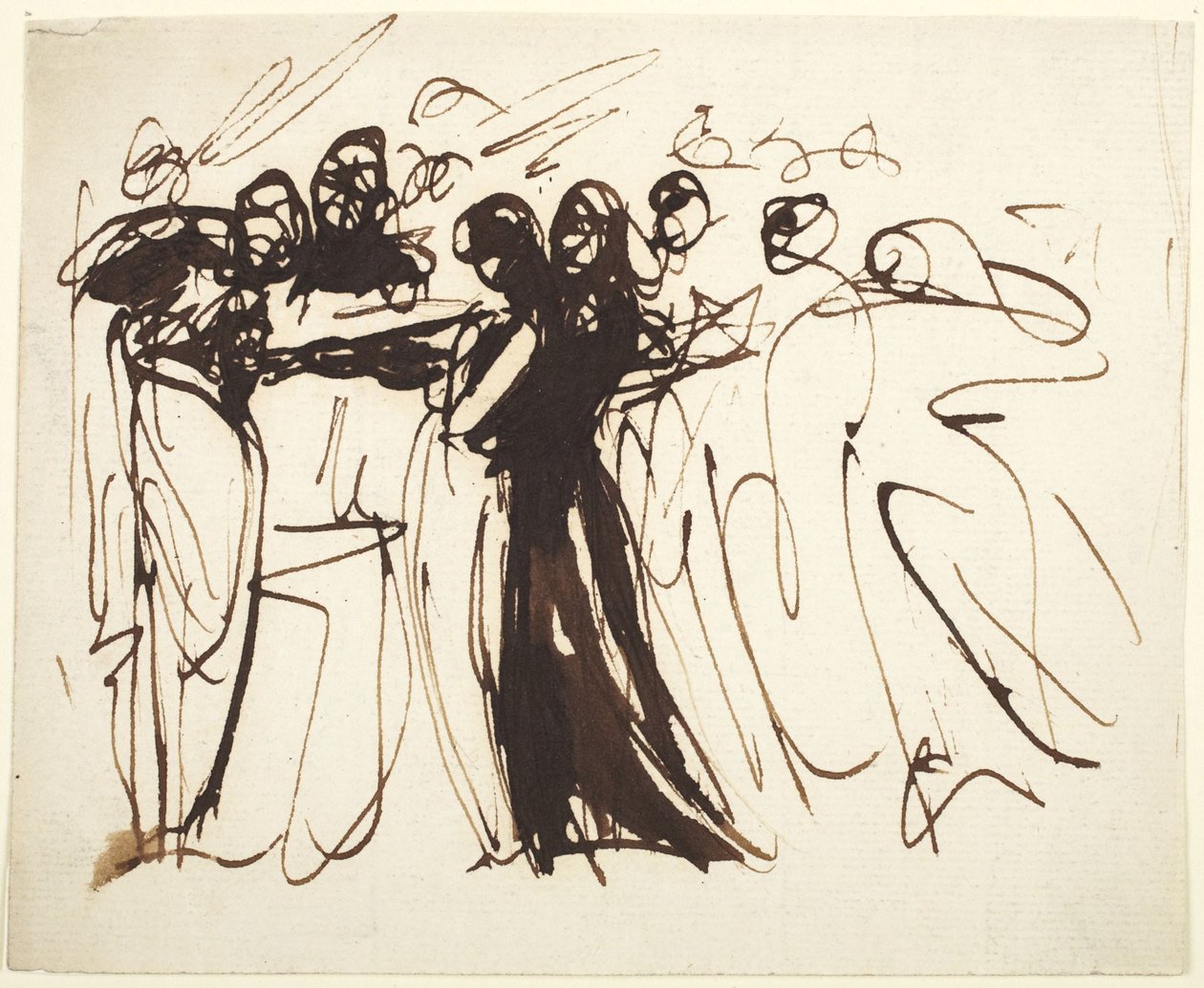 Figuras de pie reunidas de George Romney