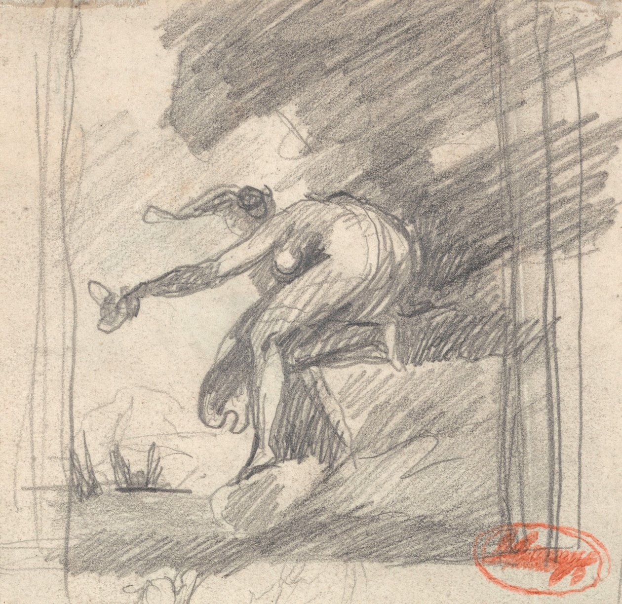 Estudio para Susan, «Cuando los mares rugían» de George Romney