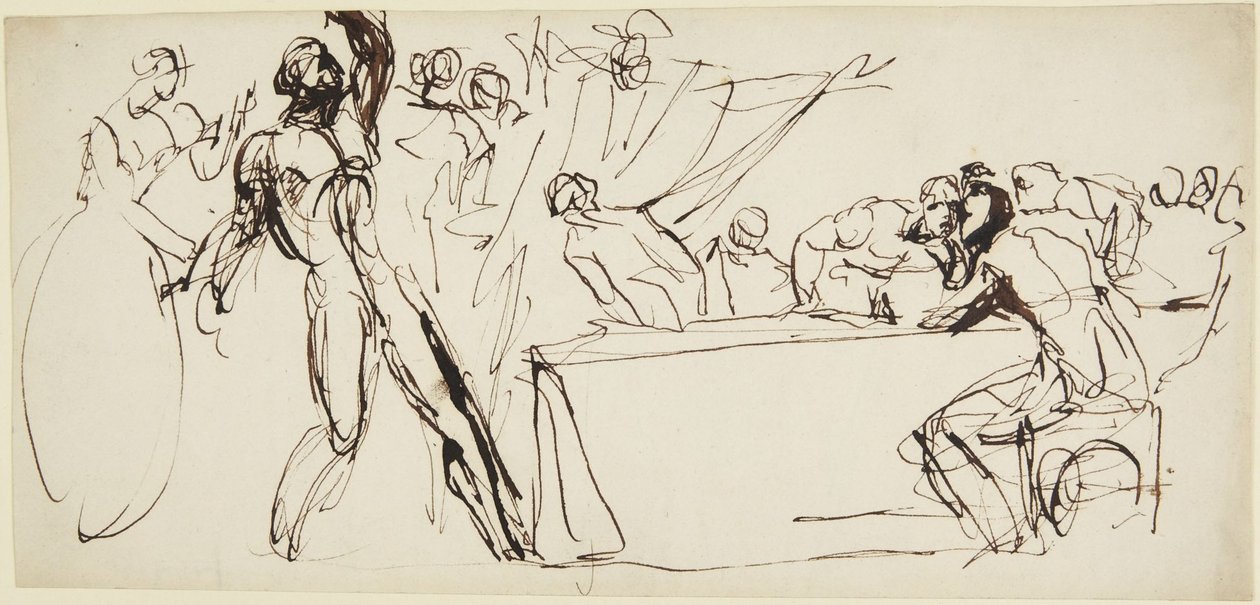 Análisis del fantasma de Banquo en la escena del banquete de «Macbeth» de George Romney