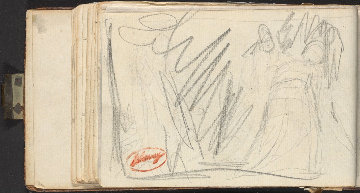 Dos figuras con túnicas ondeantes de George Romney