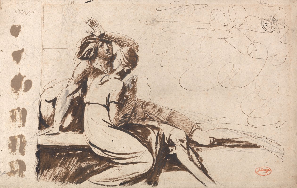 Dos amantes (El hombre que despierta de un sueño) de George Romney