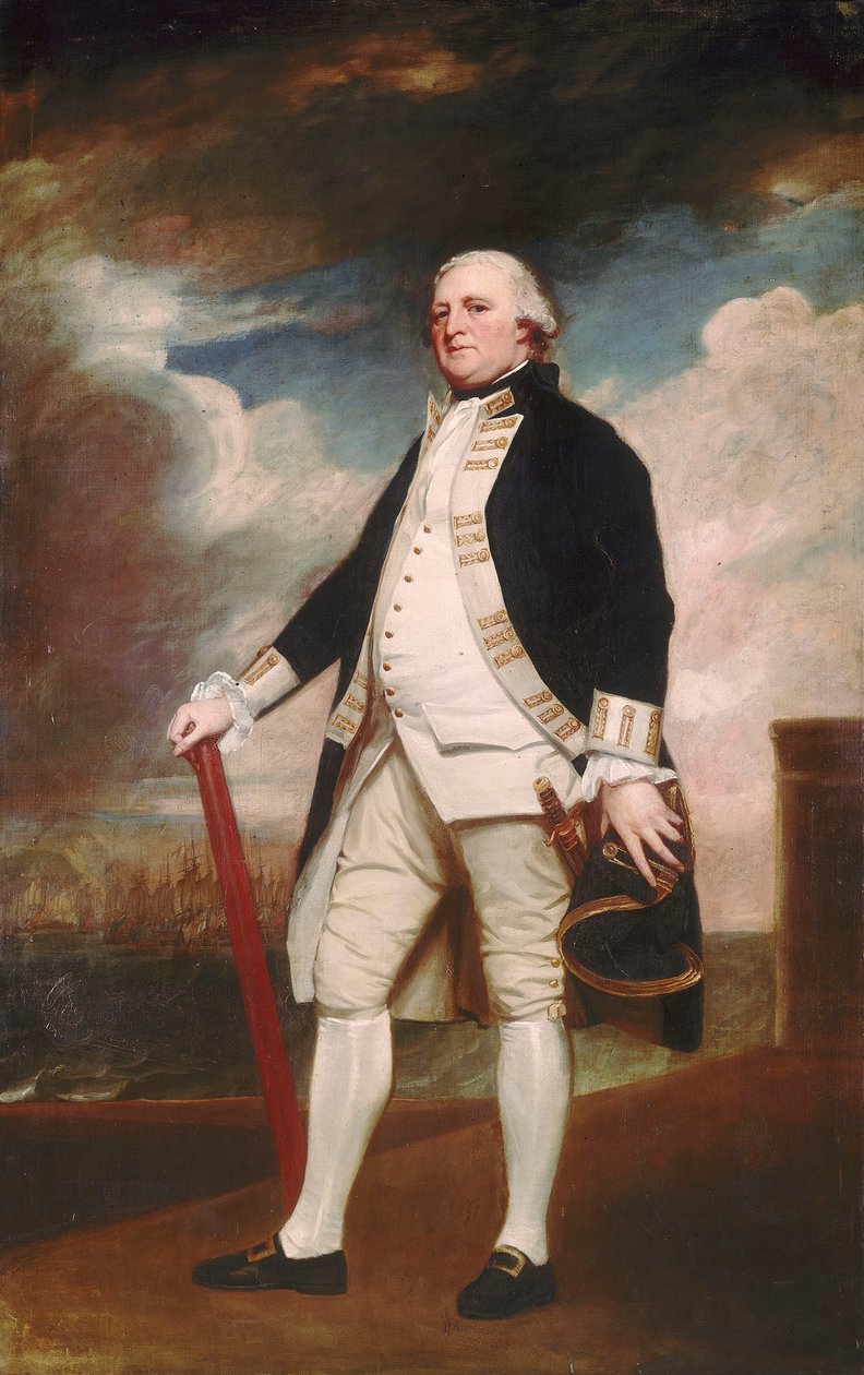 Vicealmirante George Darby (hacia 1720-1790) de George Romney