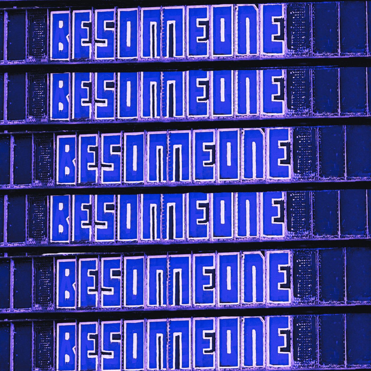 Be Someone, 2023 (acrílico sobre lienzo) de George Rosaly