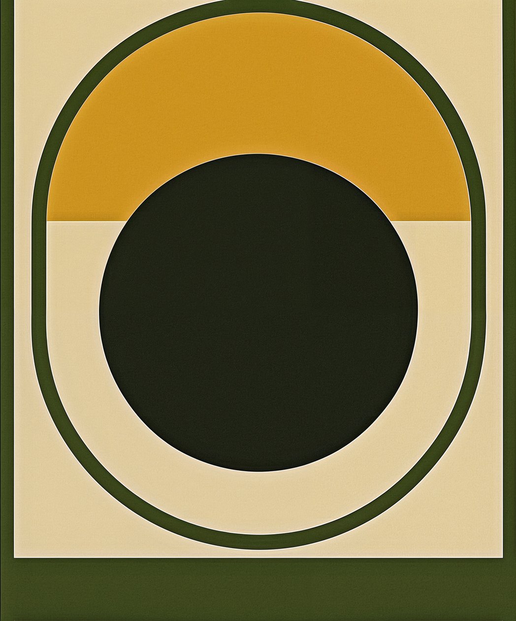 Black Sun Reversal, 2025 (acrílico sobre lienzo) de George Rosaly