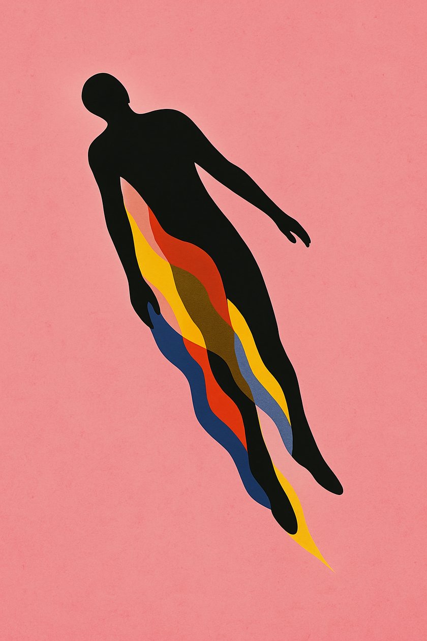 Breaking Through, 2025 (acrílico sobre lienzo) de George Rosaly