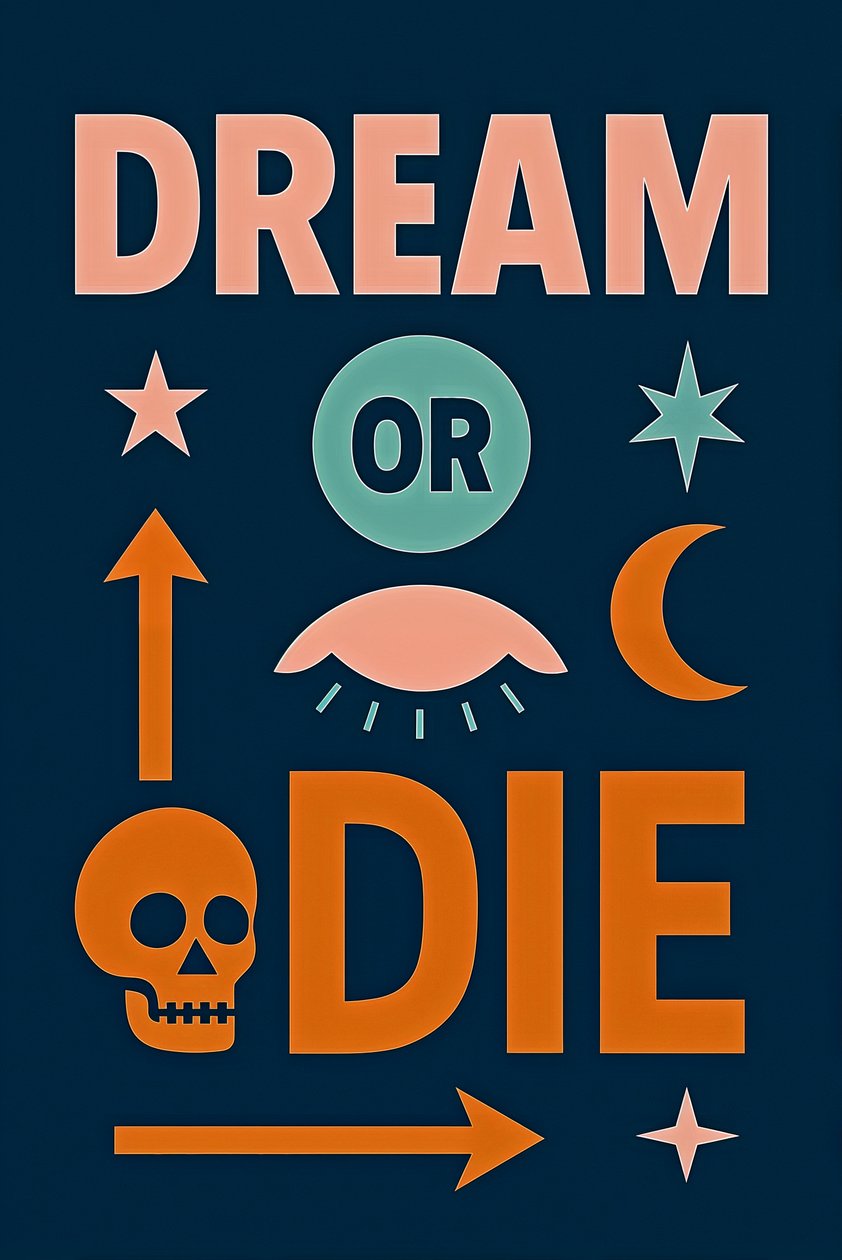 Soñar o morir, 2025 (acrílico sobre lienzo) de George Rosaly