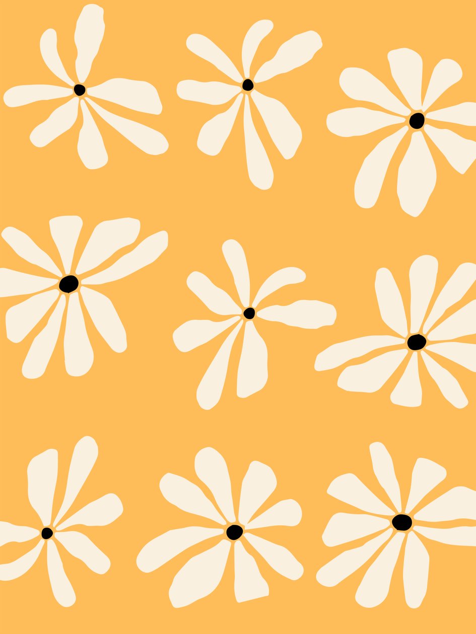 Flower Power, 2023 (pintura sobre lienzo) de George Rosaly