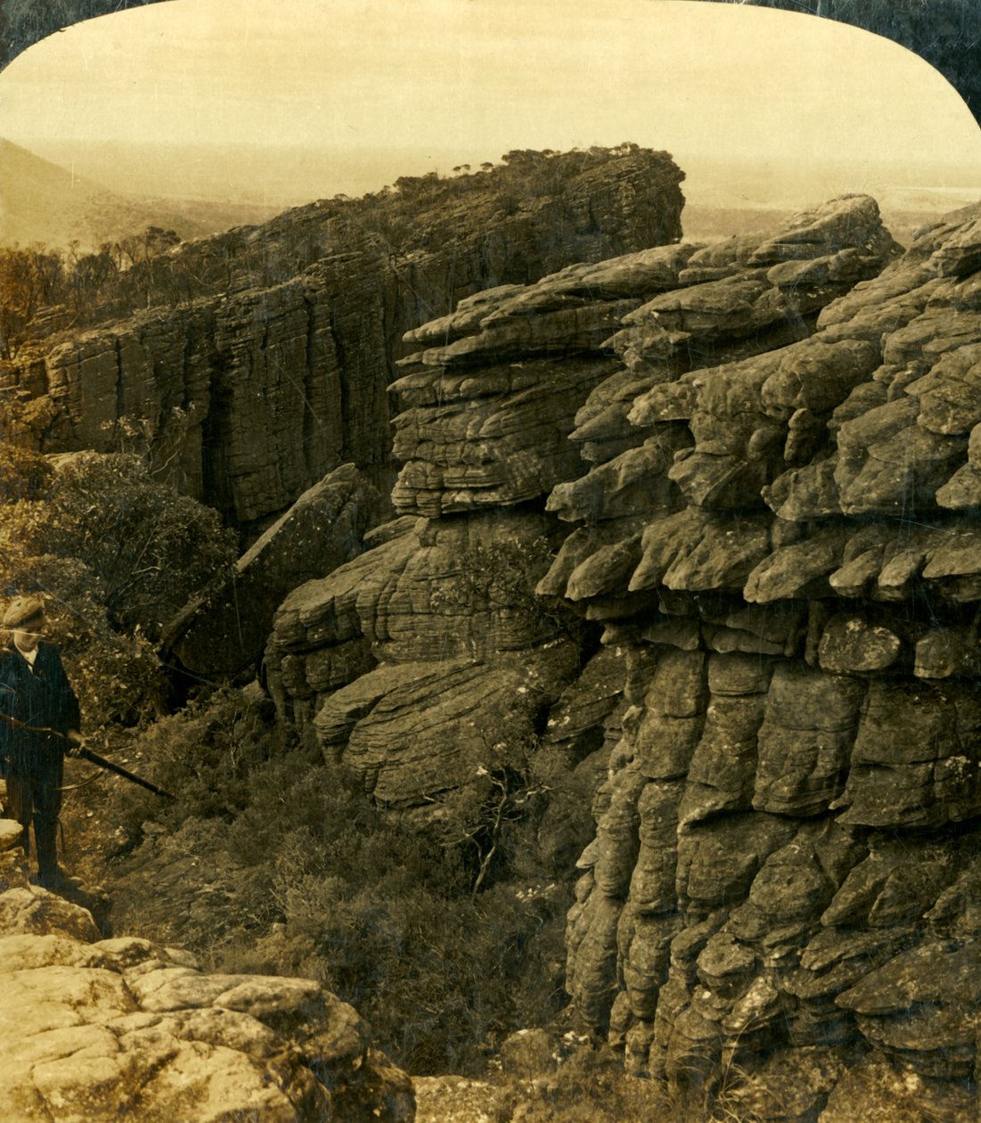 El borde del país de las maravillas, Grampians, Victoria, Australia de George Rose