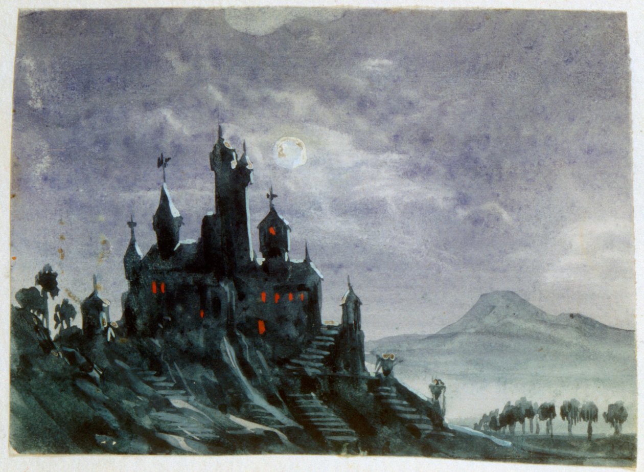 Castillo de Fantasía a la Luz de la Luna I, 1820-1876 de George Sand