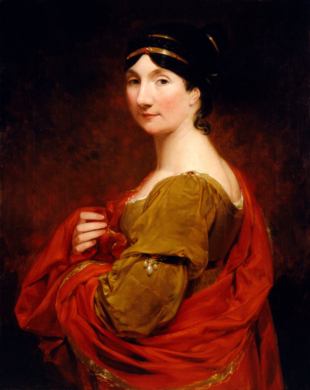 Frederika, condesa de Mansfield (óleo sobre lienzo) de George Sanders