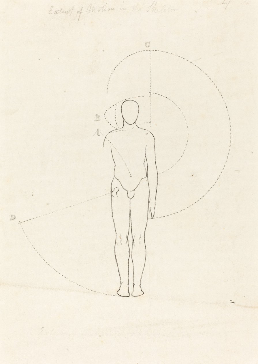 Extensión del movimiento, una figura de George Scharf after John Flaxman