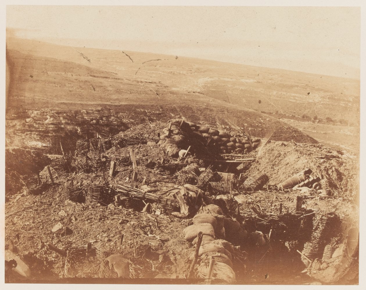 Vista desde el Redan mirando hacia el barranco de Vorontsov de George Shaw Lefevre