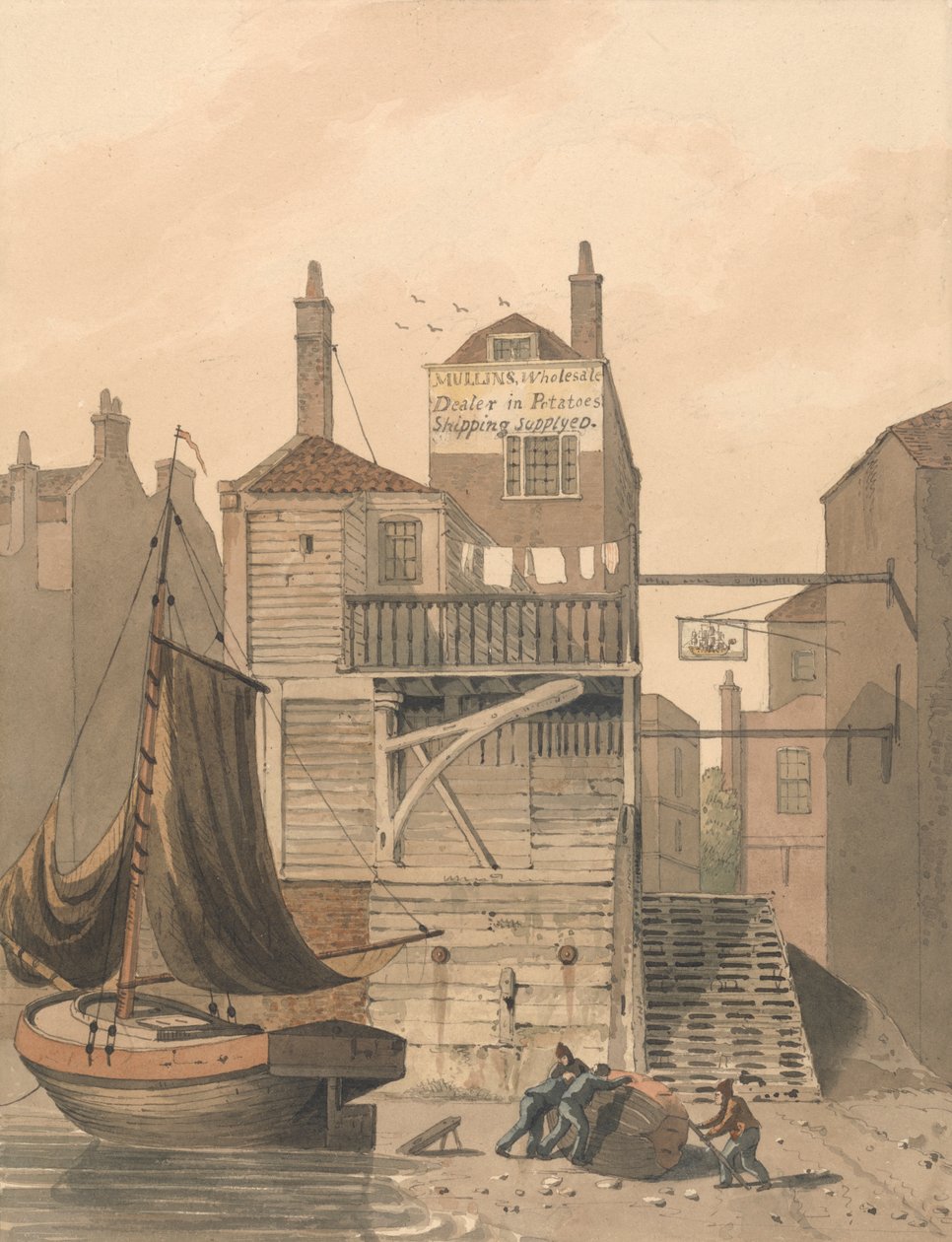 Shadwell junto a la posada Ship de George Shepheard