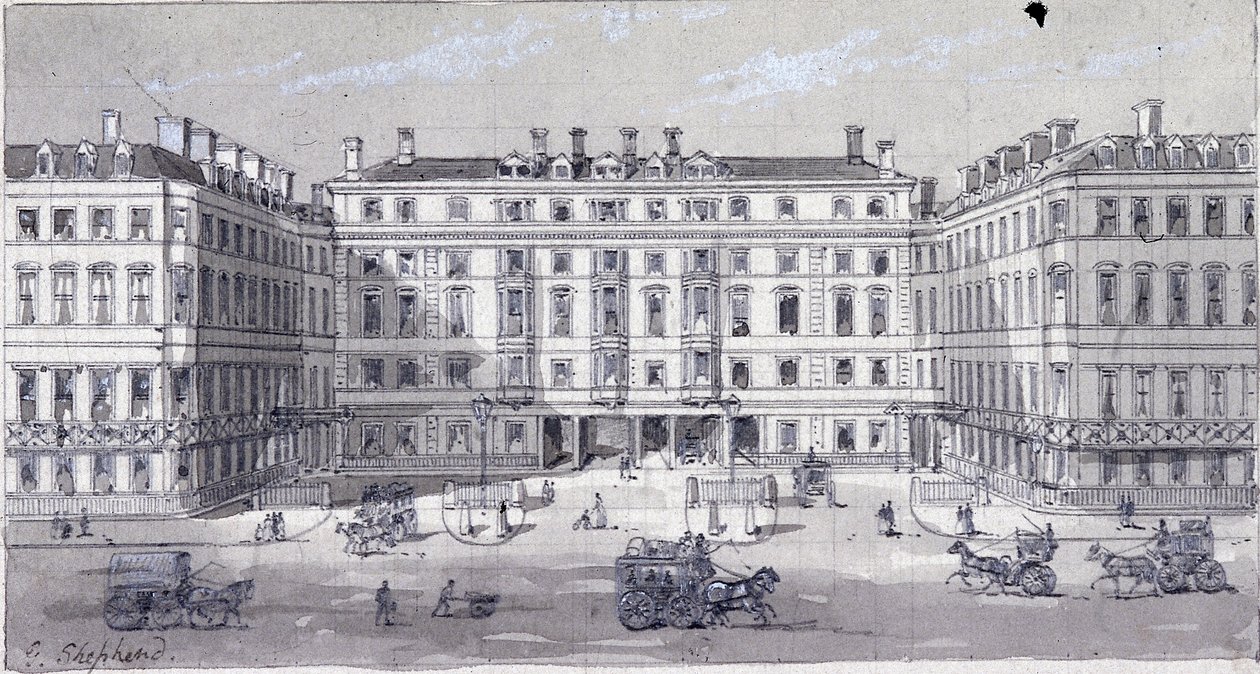 Estación de Euston Square, Londres, c. 1838 de George Sidney Shepherd