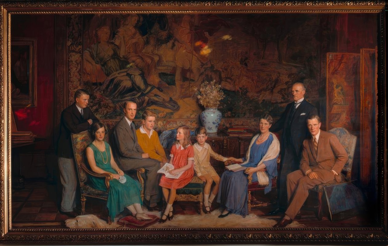 Gustav Krupp v. B. y H. Retrato de familia de George Simon Harcourt