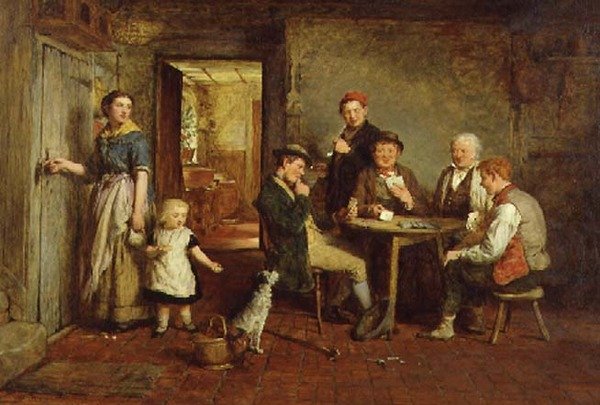 Los jugadores de cartas de George Smith