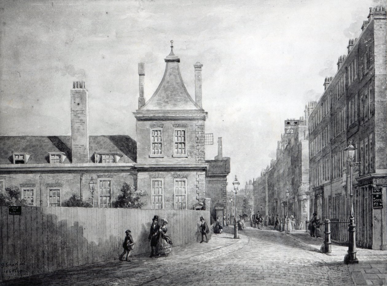 Casa Montague, Bloomsbury, Londres 1845-49 de George Snr Scharf