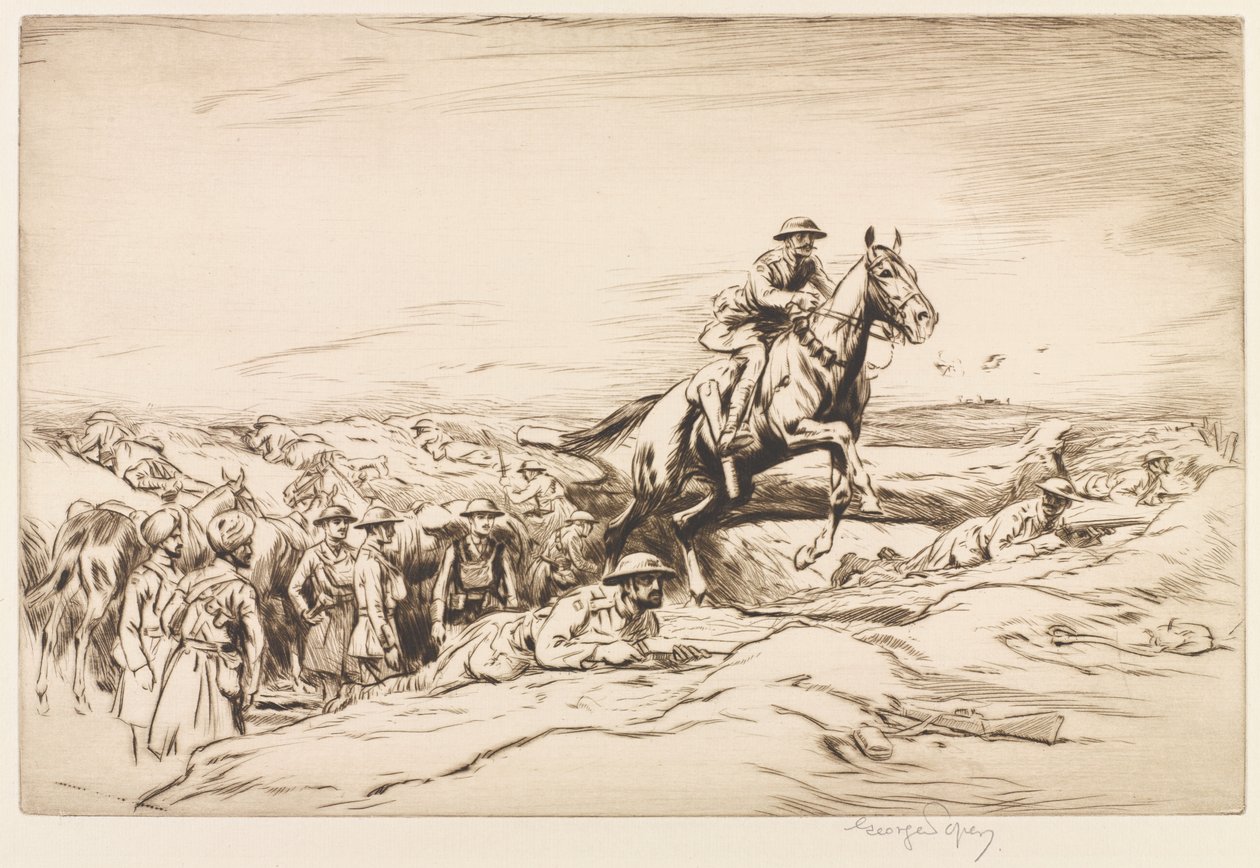 2º Lanceros en Epehy, 1 de diciembre de 1917 de George Soper