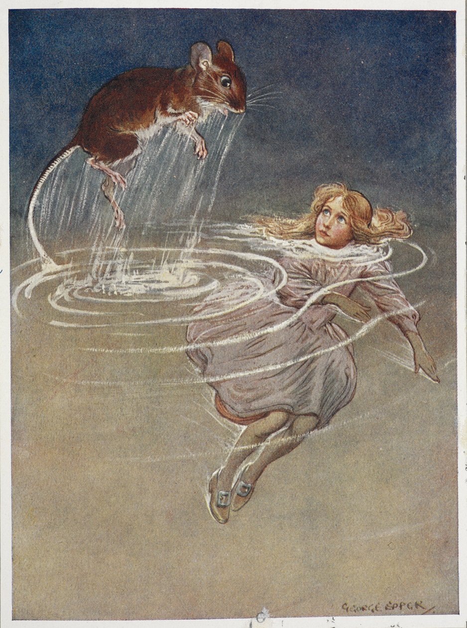 Alicia en el charco de lágrimas de George Soper