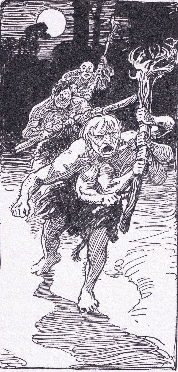 Mientras dormían, bajaron los hombres terribles, de Los Héroes publicado por George Allen y Unwin 1929 de George Soper
