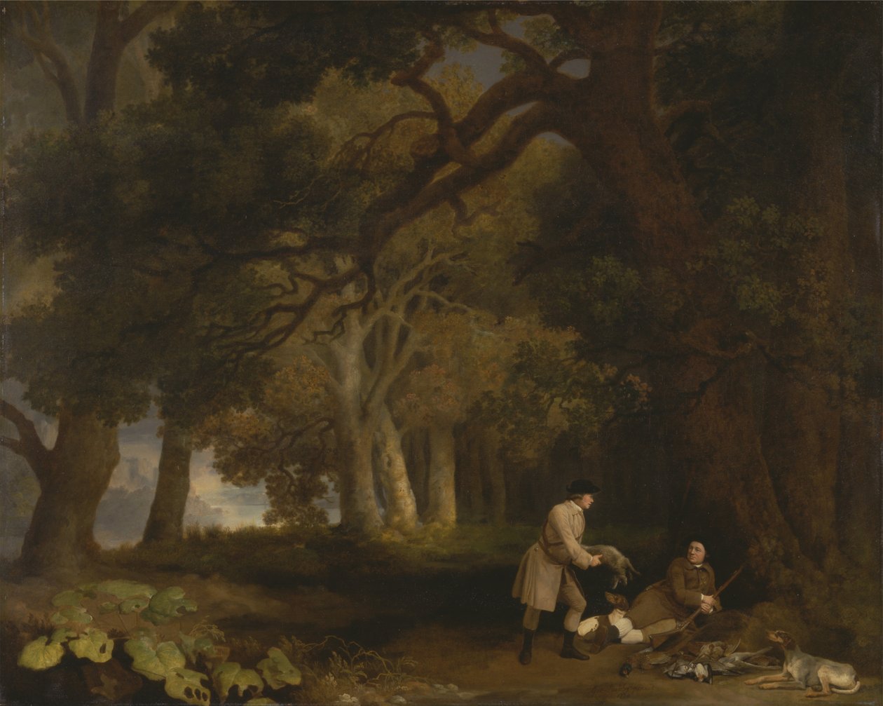 Un reposo tras el tiroteo de George Stubbs