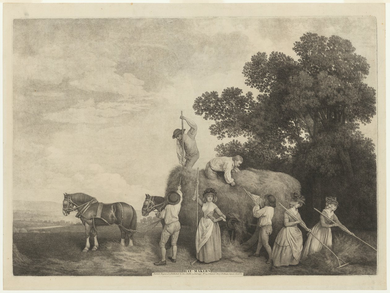 Hacedores de heno de George Stubbs