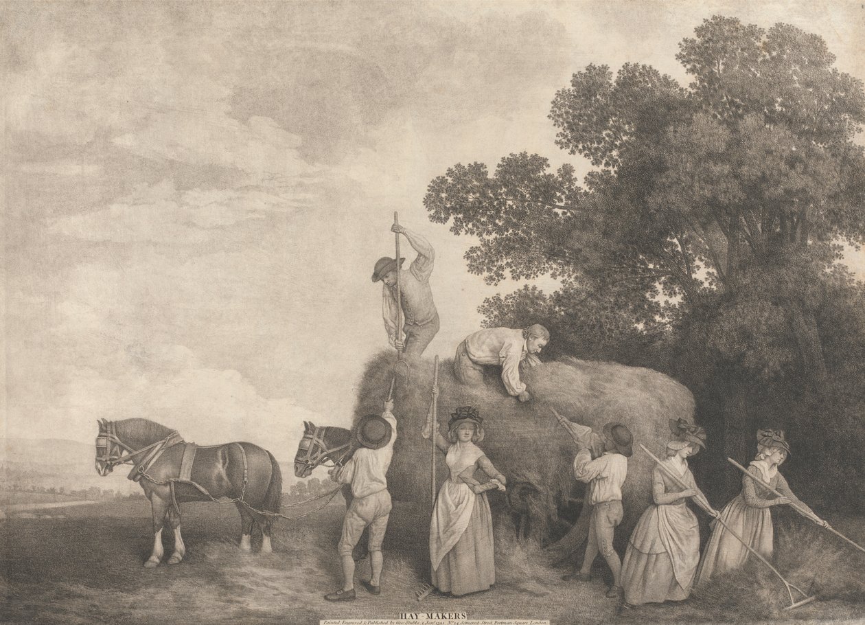 Recolectores de heno de George Stubbs