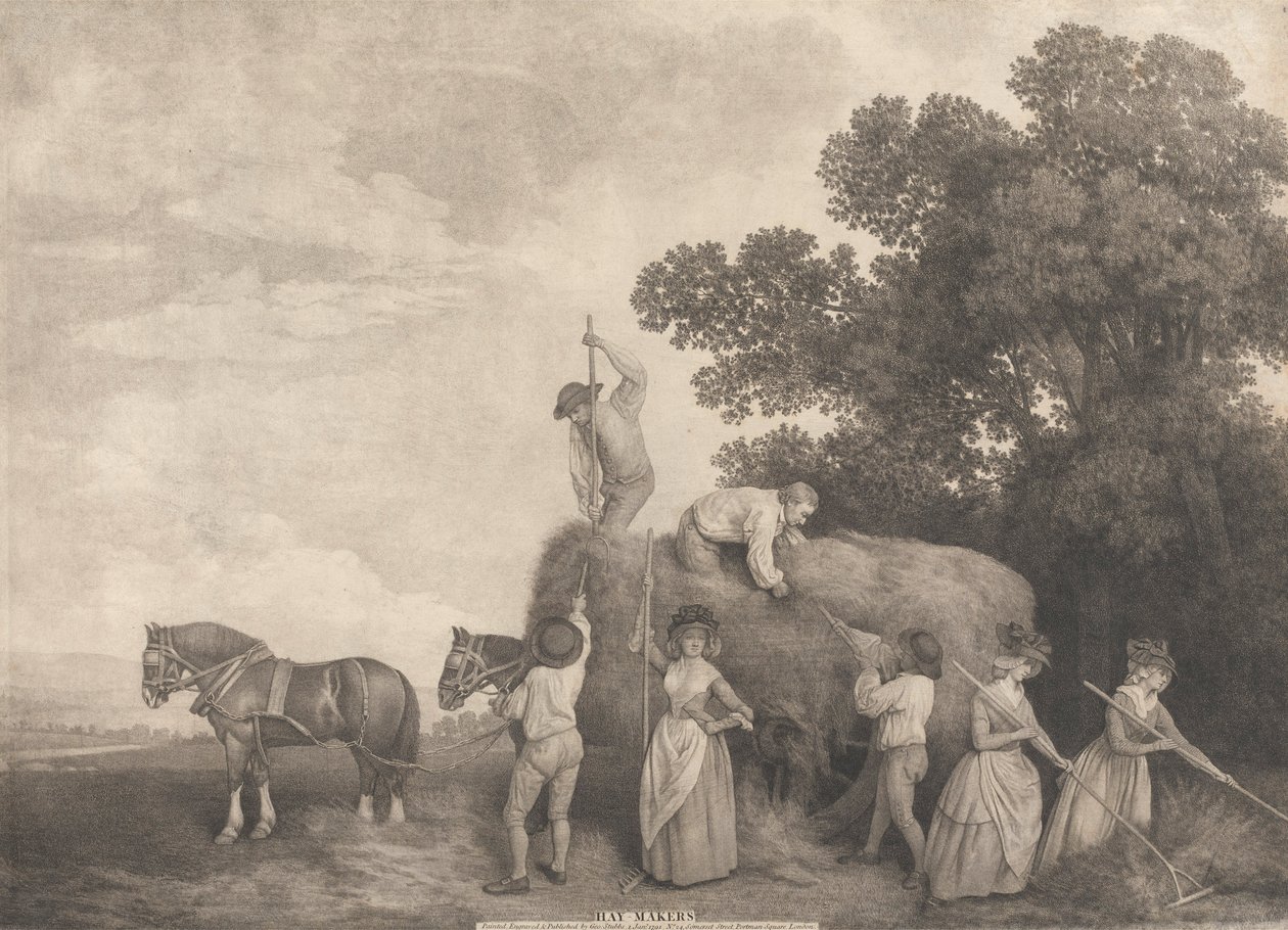 Hacedores de Heno de George Stubbs
