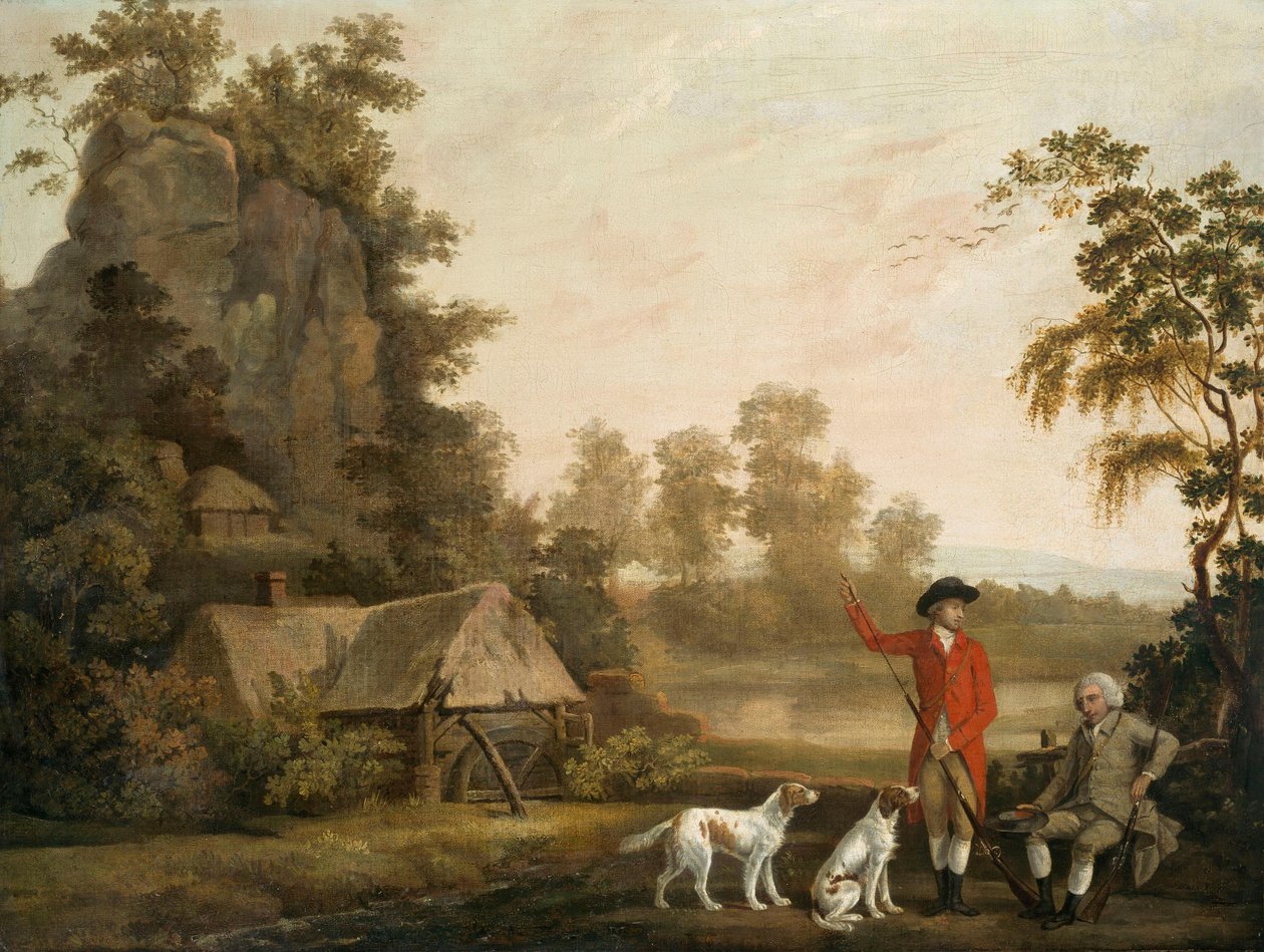 Cazadores descansando de George Stubbs