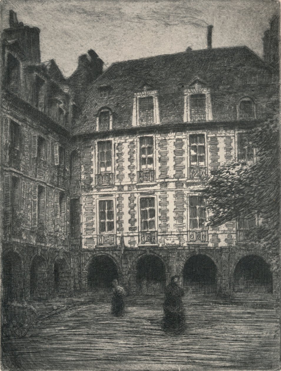 Maison de Victor Hugo, Places des Vosges, 1915 de George T Plowman
