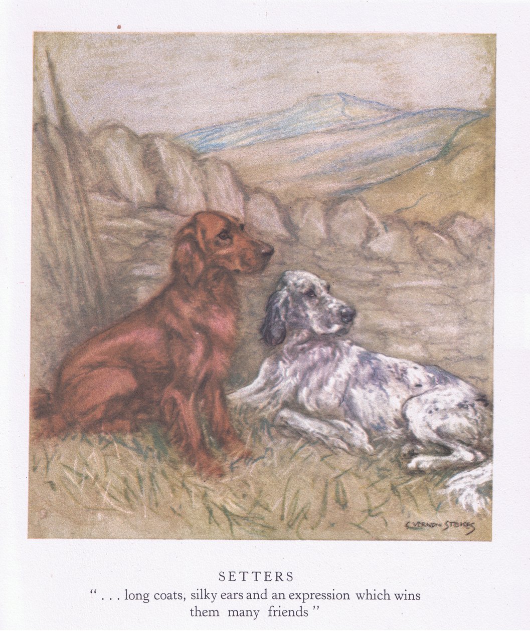Colocadores (litografía en color) de George Vernon Stokes